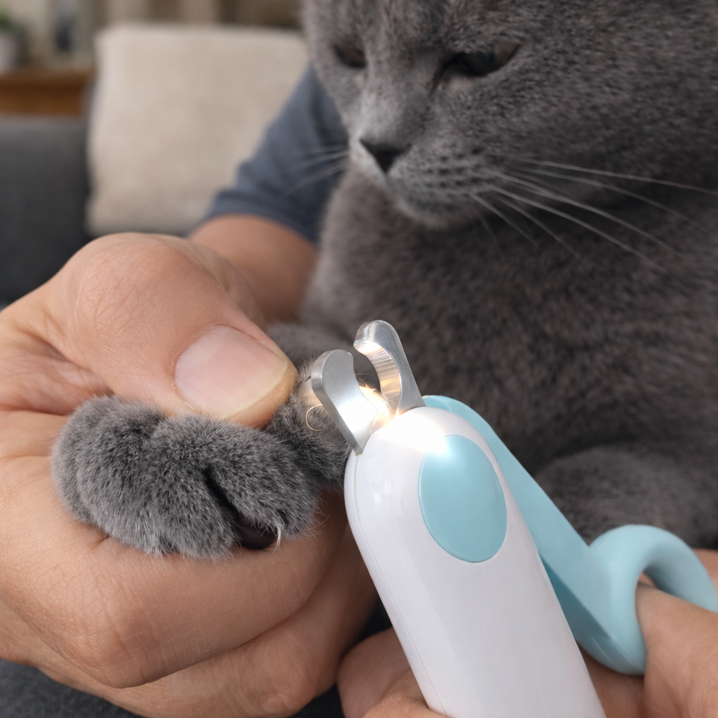 ClawCare™ – Stressfreie Krallenpflege mit LED