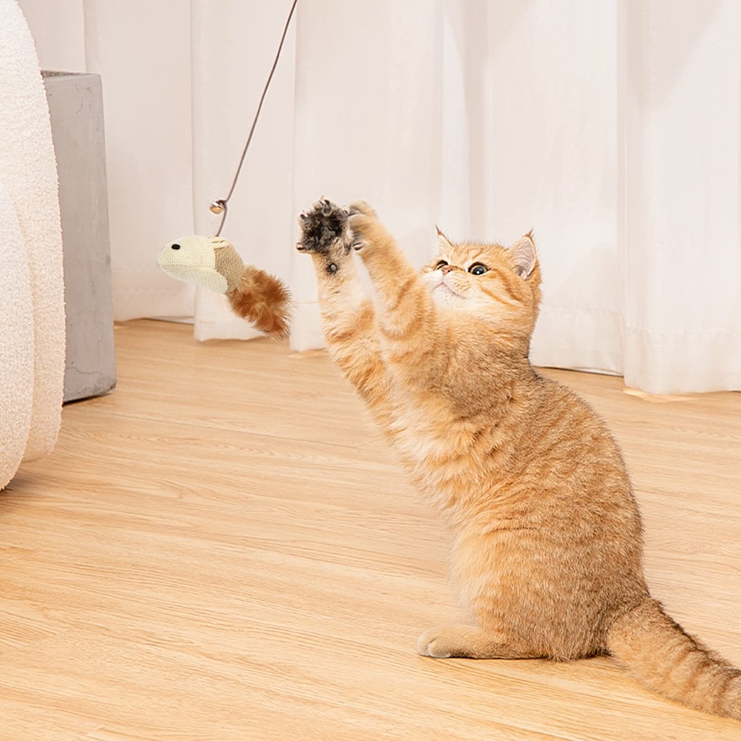 Interaktive Spielzeuge, die Ihre Katze beschäftigen und für Spaß und Bewegung sorgen.