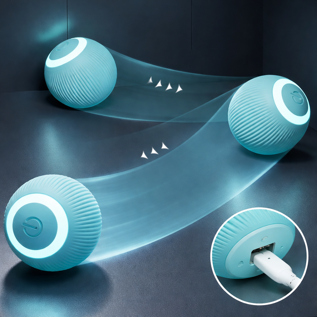 CatRoll™ – Interaktiver Katzenspielzeugball