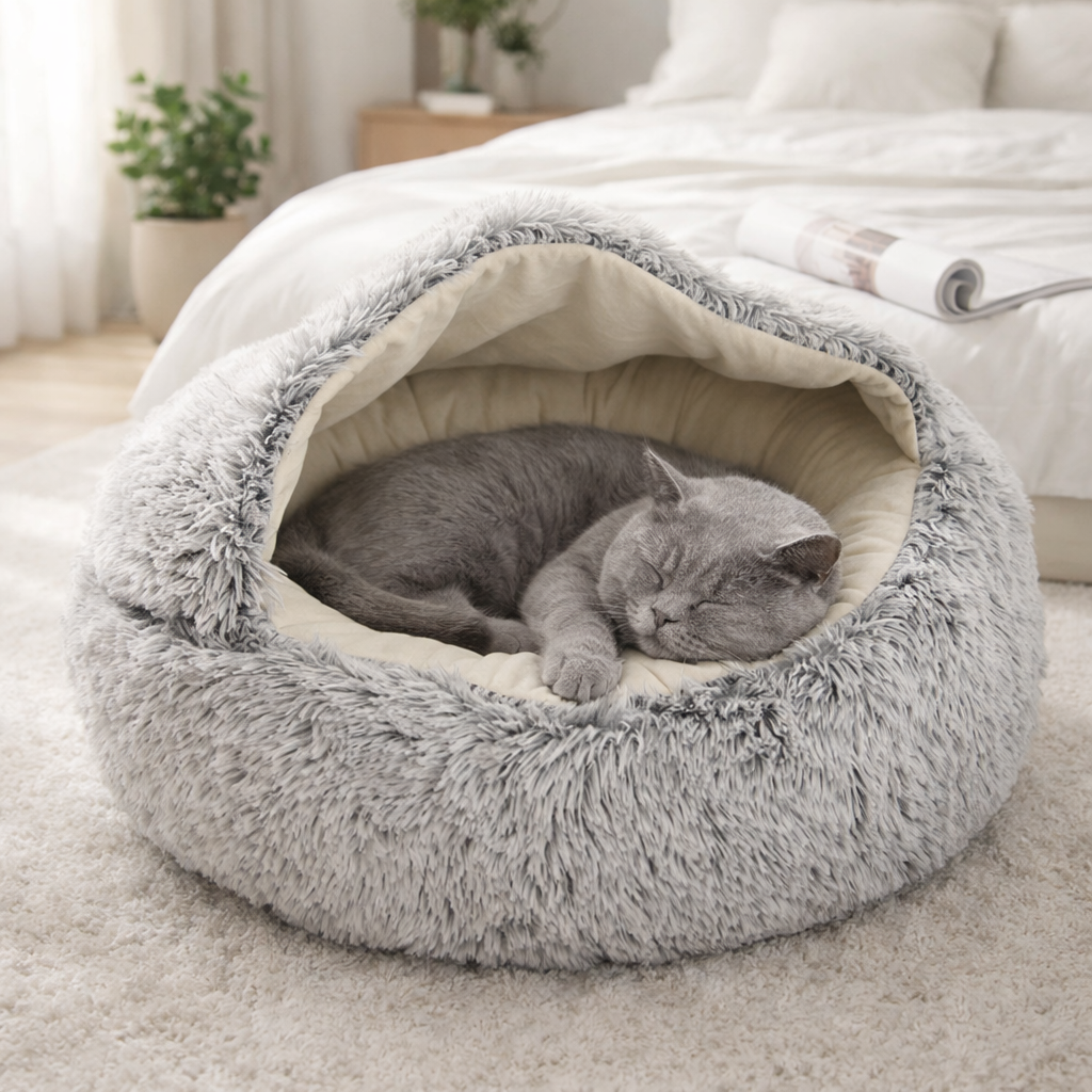 Kuschelige Traumhöhle für Katzen