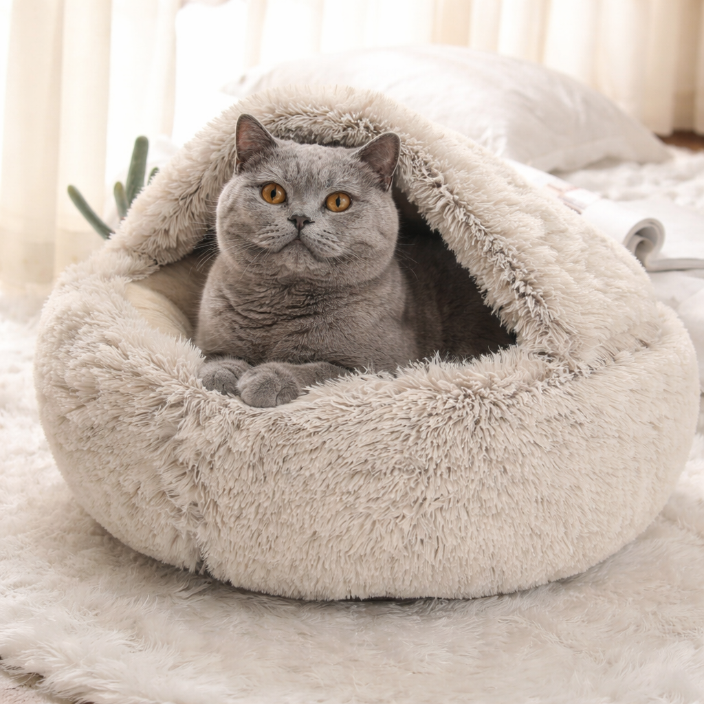 Kuschelige Traumhöhle für Katzen