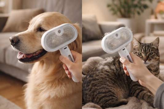 Steami Pro™ – 3‑in‑1 Dampfbürste für Haustiere