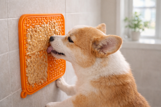 SlowSnack™ – Anti‑Stress‑Leckmatte für Hunde