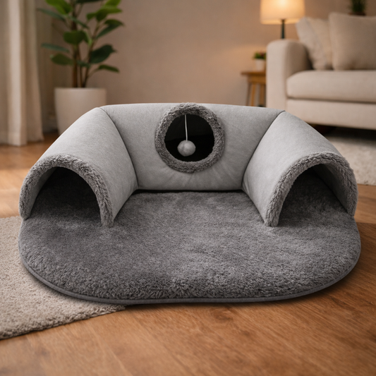CuddleTunnel™ – Spiel & Geborgenheit für deine Katze